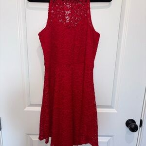 Red Lace Dress